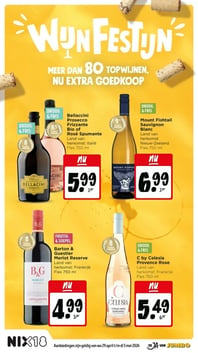 Bellaccini Prosecco Frizzante Bio of Rosé Spumante Land van herkomst: Italië Fles 750 ml aanbieding bij Jumbo – geldig van 29.04.2026 t/m 05.05.2026