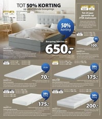 HEGGA springveermatras aanbieding bij Jysk – geldig van 09.03.2026 t/m 22.03.2026