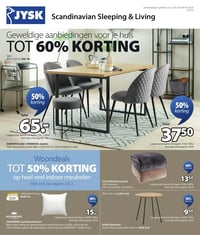 OKSHORNET synthetisch kussen aanbieding bij Jysk – geldig van 23.02.2026 t/m 08.03.2026