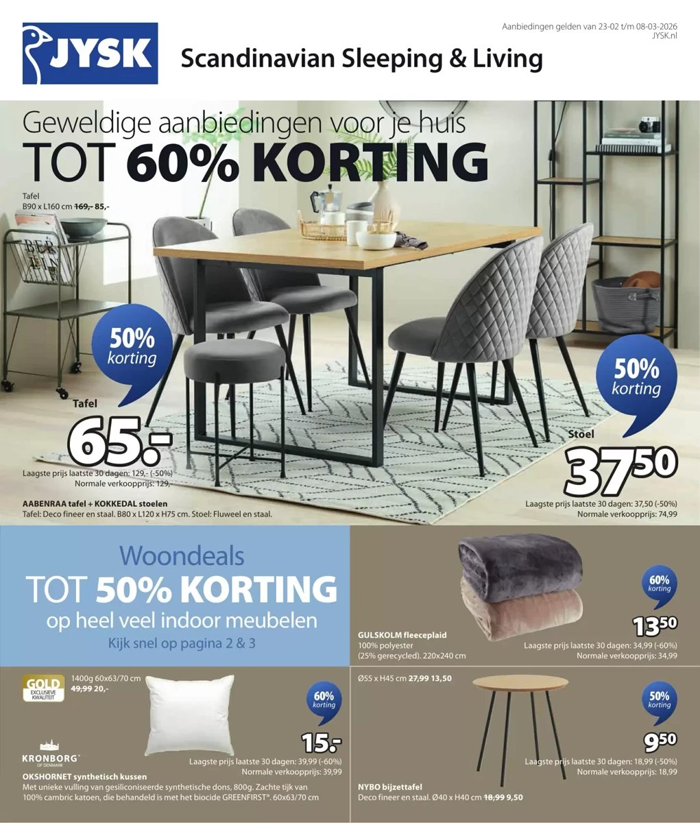 Jysk folder – pagina 1