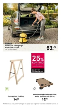 Kärcher nat- & droogzuiger WD2 PLUS V-12/4/18 aanbieding bij Karwei – geldig van 02.02.2026 t/m 08.02.2026