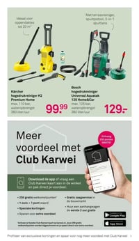 Kärcher hogedrukreiniger K2 Premium Home aanbieding bij Karwei – geldig van 02.02.2026 t/m 08.02.2026