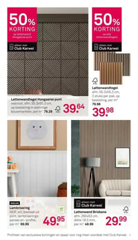 Lattenwand Brisbane aanbieding bij Karwei – geldig van 05.01.2026 t/m 11.01.2026
