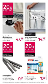 Buisisolatie grijs aanbieding bij Karwei – geldig van 05.01.2026 t/m 11.01.2026