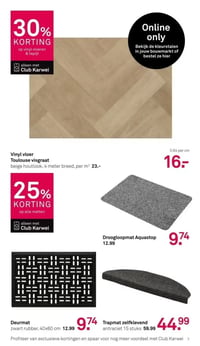 Vinyl vloer Toulouse visgraat aanbieding bij Karwei – geldig van 05.01.2026 t/m 11.01.2026