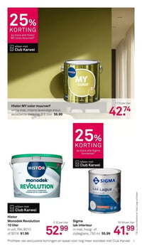Histor Monodek Revolution 10 liter aanbieding bij Karwei – geldig van 05.01.2026 t/m 11.01.2026