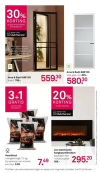 Arne & Bodil ABE105 zwart aanbieding bij Karwei – geldig van 05.01.2026 t/m 11.01.2026
