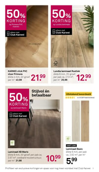 Laminaat Basic aanbieding bij Karwei – geldig van 07.04.2026 t/m 12.04.2026
