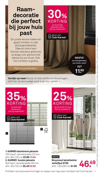 KARWEI aluminium jaloezie aanbieding bij Karwei – geldig van 07.04.2026 t/m 12.04.2026