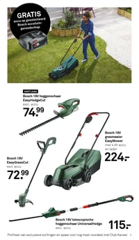 Bosch 18V heggenschaar EasyHedgeCut excl. accu aanbieding bij Karwei – geldig van 07.04.2026 t/m 12.04.2026
