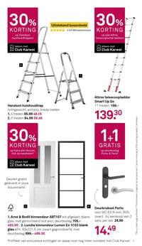 Altrex telescoopladder Smart Up Go aanbieding bij Karwei – geldig van 07.04.2026 t/m 12.04.2026