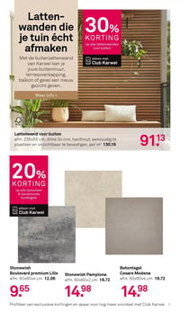 Stonewish Boulevard premium Lille aanbieding bij Karwei – geldig van 09.02.2026 t/m 15.02.2026