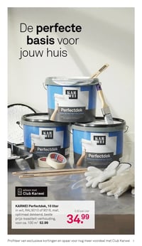 KARWEI Perfectdek, 10 liter aanbieding bij Karwei – geldig van 09.02.2026 t/m 15.02.2026