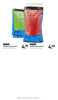 Handson betonmortel aanbieding bij Karwei – geldig van 09.02.2026 t/m 15.02.2026