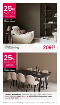 KARWEI fauteuil Lars aanbieding bij Karwei – geldig van 09.03.2026 t/m 15.03.2026