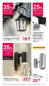 Niko stopcontact Hydro spatwaterdicht, zwart aanbieding bij Karwei – geldig van 09.03.2026 t/m 15.03.2026