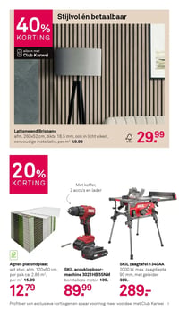 Lattenwand Brisbane aanbieding bij Karwei – geldig van 09.03.2026 t/m 15.03.2026