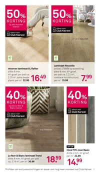 Laminaat Nouvelle aanbieding bij Karwei – geldig van 09.03.2026 t/m 15.03.2026