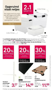 20% KORTING op zwarte meubelpanelen aanbieding bij Karwei – geldig van 12.01.2026 t/m 18.01.2026
