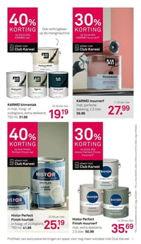 Histor Perfect Finish muurverf aanbieding bij Karwei – geldig van 12.01.2026 t/m 18.01.2026