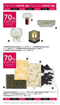 Vloerkleed Varamín aanbieding bij Karwei – geldig van 12.01.2026 t/m 18.01.2026