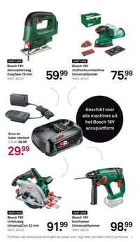 Accu en lader startset 2.5 Ah aanbieding bij Karwei – geldig van 12.01.2026 t/m 18.01.2026
