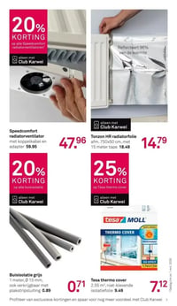 Tonzon HR radiatorfolie aanbieding bij Karwei – geldig van 12.01.2026 t/m 18.01.2026