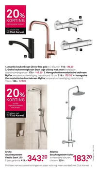 Atlantic douchesysteem Asher aanbieding bij Karwei – geldig van 12.01.2026 t/m 18.01.2026