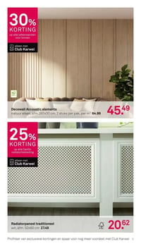 Decowall Accoustic elements aanbieding bij Karwei – geldig van 12.01.2026 t/m 18.01.2026