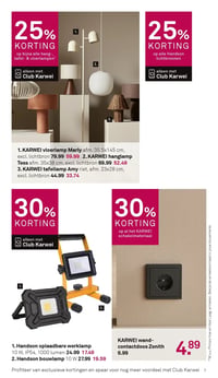 KARWEI hanglamp Tess aanbieding bij Karwei – geldig van 13.04.2026 t/m 26.04.2026