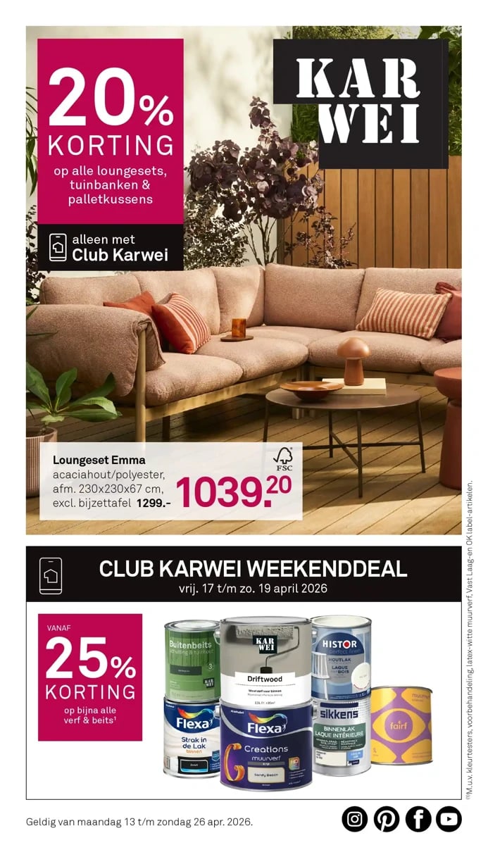 Karwei folder – pagina 1
