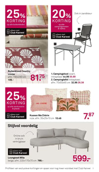 Buitenkleed Country creme aanbieding bij Karwei – geldig van 13.04.2026 t/m 26.04.2026