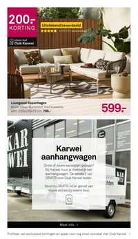 Loungeset Kopenhagen aanbieding bij Karwei – geldig van 13.04.2026 t/m 26.04.2026