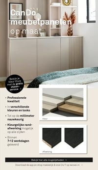 CanDo meubelpanelen op maat aanbieding bij Karwei – geldig van 16.02.2026 t/m 22.02.2026