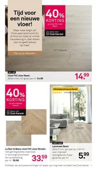 Click PVC vloer Basic aanbieding bij Karwei – geldig van 16.02.2026 t/m 22.02.2026