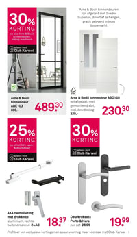 Deurkruksets Porto & Hera aanbieding bij Karwei – geldig van 16.02.2026 t/m 22.02.2026