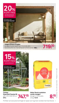 Pergola Silvano Douglas aanbieding bij Karwei – geldig van 16.02.2026 t/m 22.02.2026