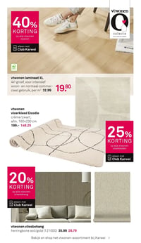 vtwonen vloerkleed Doodle aanbieding bij Karwei – geldig van 16.03.2026 t/m 22.03.2026