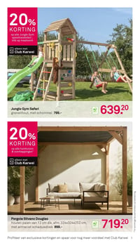 Pergola Silvano Douglas aanbieding bij Karwei – geldig van 16.03.2026 t/m 22.03.2026