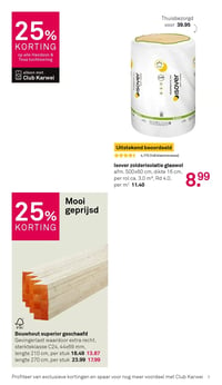 Bouwhout superior geschaafd aanbieding bij Karwei – geldig van 16.03.2026 t/m 22.03.2026