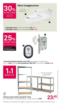 Yale sleutelkluis Y500/187/1 met cijferslot aanbieding bij Karwei – geldig van 16.03.2026 t/m 22.03.2026