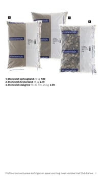 Stonewish brekerzand 25 kg aanbieding bij Karwei – geldig van 16.03.2026 t/m 22.03.2026