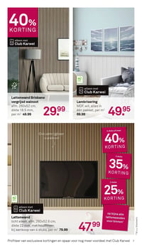 Lambrisering aanbieding bij Karwei – geldig van 20.04.2026 t/m 26.04.2026