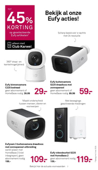 Eufy videodeurbel S220 met HomeBase 2 aanbieding bij Karwei – geldig van 20.04.2026 t/m 26.04.2026