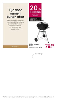Weber Compact Kettle aanbieding bij Karwei – geldig van 20.04.2026 t/m 26.04.2026
