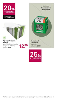 Agnes plafondplaat wit stuc aanbieding bij Karwei – geldig van 20.04.2026 t/m 26.04.2026