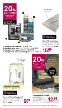 Idelco PIR isolatieplaat aanbieding bij Karwei – geldig van 20.04.2026 t/m 26.04.2026