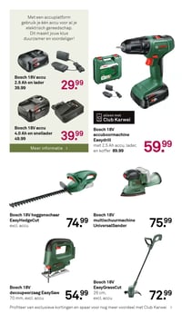 Bosch 18V multischuurmachine UniversalSander aanbieding bij Karwei – geldig van 20.04.2026 t/m 26.04.2026