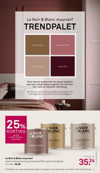 Le Noir & Blanc muurverf aanbieding bij Karwei – geldig van 20.04.2026 t/m 26.04.2026