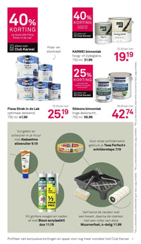 Flexa Strak in de Lak aanbieding bij Karwei – geldig van 26.01.2026 t/m 01.02.2026